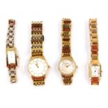 Four various Rotary wristwatches, comprising a stainless steel and gold finish Rotary ladies wristwa