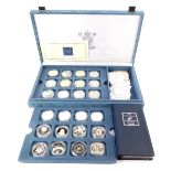 Royal Mint The United Nations 50th Anniversary Silver Coins Collection, in a fitted case with certif