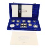 Royal Mint Millennium Silver Collection with Maundy coins, number 05087.