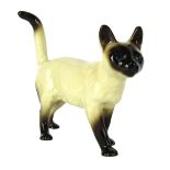 A Beswick Siamese Cat, unmarked, 14cm high.