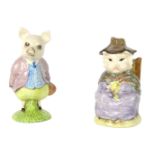 Two Beswick Beatrix Potter figures, comprising And This Pig Had None, 10cm high, and Pigling Bland,