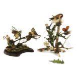 Two Country Artist figure groups, comprising Autumn Gathering, 04907, 16cm high, and Goldfinch of Wo