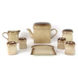 Carltonware Hovis dinner wares, comprising teapot and stand, milk jug, sugar bowl and four egg cups.