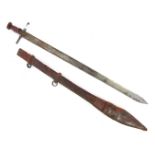 A large tribal type sword, 103cm long.