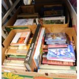 Books and CDs, gardening, French vineyards, British National Formerly. (2 boxes)