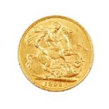 An Edward VII gold full sovereign 1908, 8.0g.