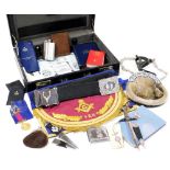 Withdrawn Pre Sale by vendor. A group of Masonic regalia relating to St Andrew Lodge number 126, to