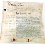 A George III estate lease, on property of Thomas Reeve, His Executors or Administrators, sealed and