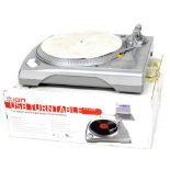 An Ion USB turntable, boxed.