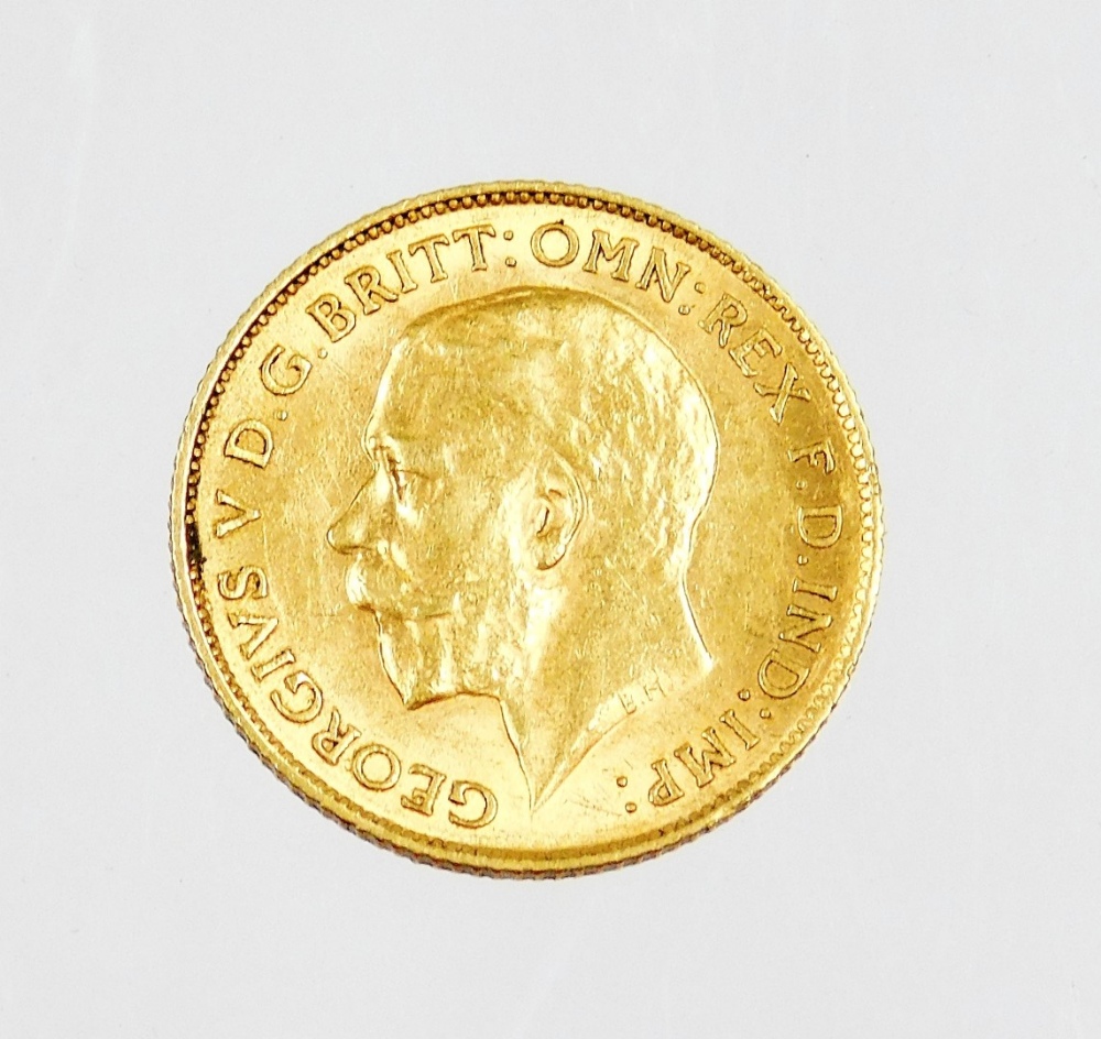 A George V gold half sovereign 1912, 4.0g. - Image 2 of 2