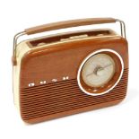 A Bush 'Antique' radio, TR82, 28cm high including handle.