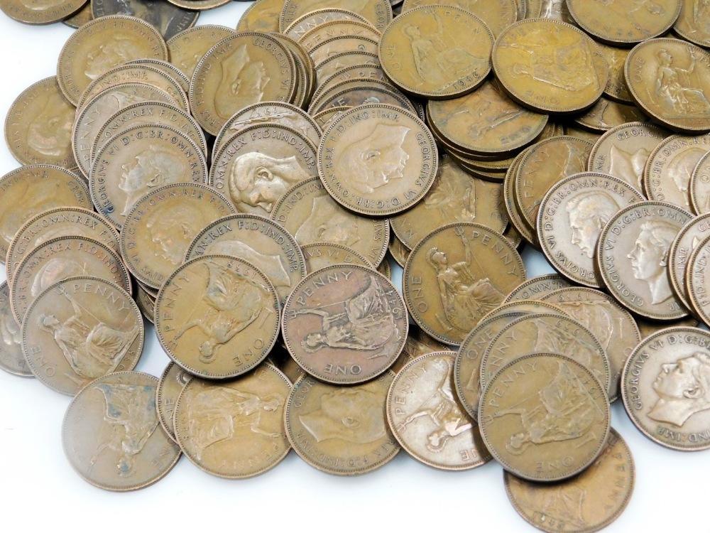 British copper pennies from Queen Victoria onwards. (a quantity) - Image 3 of 3