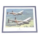 After Dooley. Together Again, RAF Battle Of Britain Memorial Flight Lancaster photographic print,