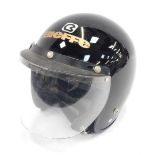 A Bieffe helmet, dated 1988, Type A, in black.