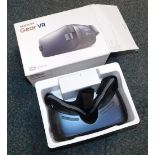 A Samsung Gear VR, boxed.