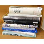 Various non fiction books, to include Atlas of The Greek World, The Shape of The World, Allen (Phili