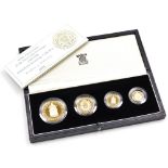 An Elizabeth II 1989 gold proof sovereign collection, to commemorate the 500th anniversary of the fi