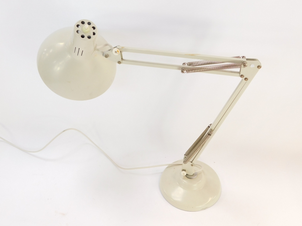 A grey Anglepoise desk lamp, 46cm high when folded. - Image 2 of 2