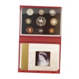 A United Kingdom 2002 cased coin set, boxed.
