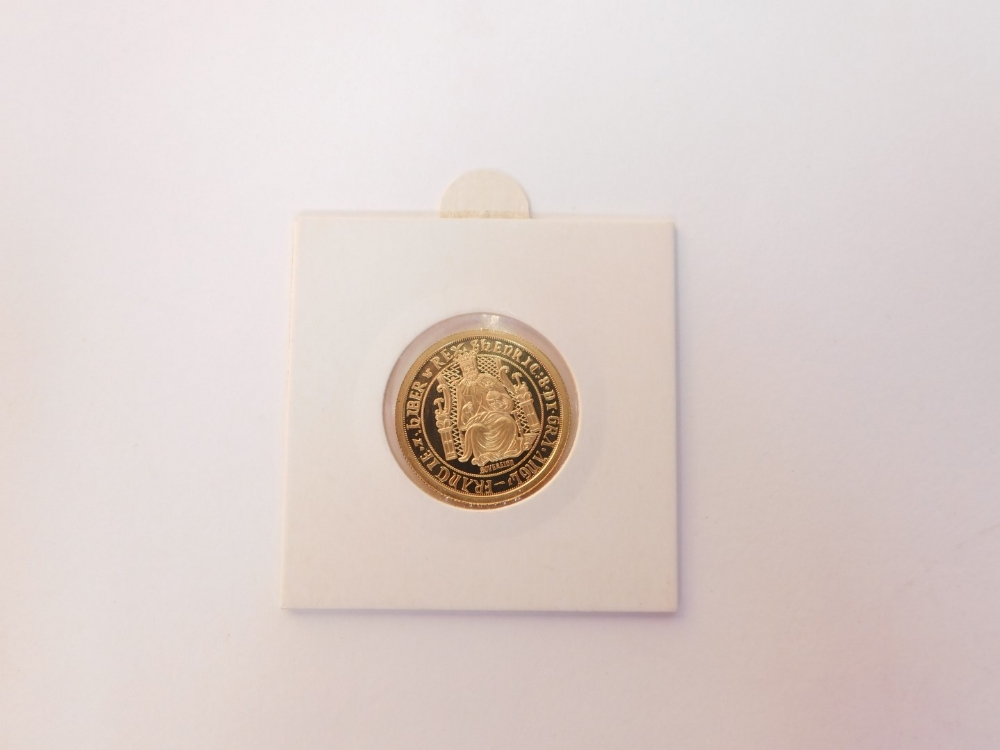 An Elizabeth II full gold sovereign, with Henry VIII Anniversary emblem, dated 2009, Jersey. - Image 2 of 2