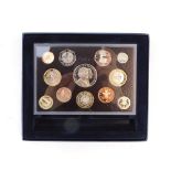 A United Kingdom 2007 proof coin set, boxed.