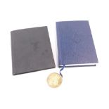 Masonic interest. A Ritual of the Three Degrees handbook, an Emulation Ritual book, and a Masonic co