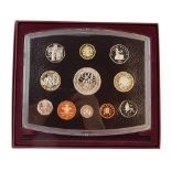 A United Kingdom 2003 cased proof coin set, boxed.