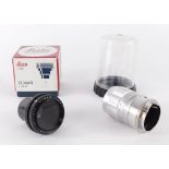 A Leica Leitz Wetzlar Elmer lens, 1:3.5/65, boxed and a further Leitz Wetzlar lens. (2)