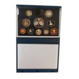 A United Kingdom 1997 proof coin set, boxed.