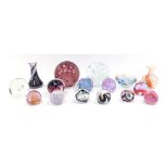 A group of Caithness and other paperweights, comprising Caithness Perth, Pastel, Pixie, Pebble and o