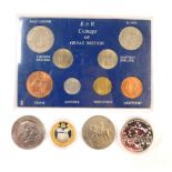 A group of collector's coin, comprising the Coinage of Great Britain 1965, Beijing 2008 and London 2