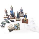 Various Danbury Mint Last of The Summer Wine figures, to include Marina, Compo, 27cm high, etc., som