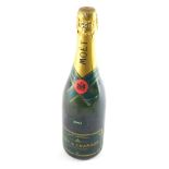 A bottle of Moet & Chandon champagne 1993, 750ml.