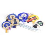 Various original and vintage English football rosettes, to include World Cup 1966, an Official World