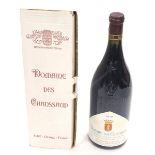 A bottle of Domaine Des Chanssaud Chateauneuf-de-Pape 2010, 150cl. (boxed)