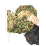 A quantity of army camouflage vests and clothing, DPM jacket size 180/112, in army camouflage, other