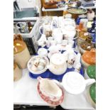 A quantity of ceramics to include, part tea wares, various floral and game bird printed pieces, etc.