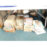 A large quantity of comics to include, Eagle, Beano, Tiger, Beezer, various books, ephemera, etc.