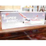 A Supersonic R/C remote control aeroplane. (boxed)