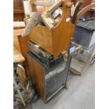 A collection of items to include, a JVC vintage hi-fi, cabinet to include hi-fi cabinet, tools, etc.