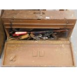 A tool chest containing a large quantity of tools, etc.