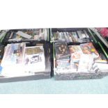 A large quantity of DVD films, to include Eddie Stobart boxset of the series, videos, etc.