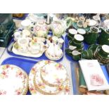 A quantity of China and effects, to include, green glazed dinner service, Royal Stafford part servic