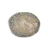 A Charles I shilling, dates rubbed.