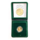 An Elizabeth II gold full sovereign, 1980, proof, cased.