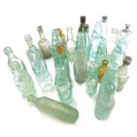 Various late 19th/early 20thC glass bottles, to include Chaz Brook Lincoln, 20cm high, various other