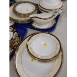 A Wedgwood Cornucopia pattern part dinner service.