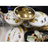 Various items of Royal Worcester Evesham china.