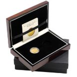 An Elizabeth II full gold sovereign, to commemorate the birth of Prince George in 2014, in fitted bo