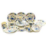 A Masons Regency pattern ironstone part tea and dinner service, comprising four teacups, four saucer